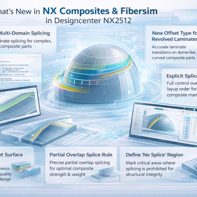 NX COMPOSITES & FIBERSIM TRONG DESIGNCENTER NX 2512: ĐỘT PHÁ THIẾT KẾ VẬT LIỆU COMPOSITE DỰA TRÊN DIGITAL TWIN