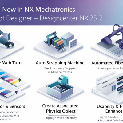NX MECHATRONICS CONCEPT DESIGNER TRONG DESIGNCENTER NX 2512 – NHỮNG ĐIỂM MỚI NỔI BẬT CHO THIẾT KẾ & MÔ PHỎNG MÁY THẾ HỆ MỚI