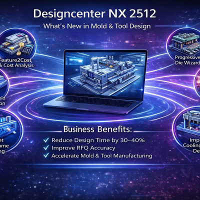 DESIGNCENTER NX 2512: NHỮNG ĐIỂM MỚI NỔI BẬT TRONG THIẾT KẾ KHUÔN (MOLD & TOOL DESIGN)