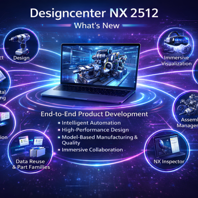 DESIGNCENTER NX 2512: NHỮNG ĐIỂM MỚI TRONG THIẾT KẾ SẢN PHẨM VÀ HƠN THẾ NỮA